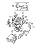 Genuine Mopar Intake Manifold Bracket Front 4627029AC. Fixed Price $24.57.