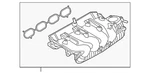 Genuine Nissan Intake Manifold 14001-3YM0C. Fixed Price $478.00.