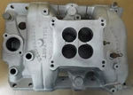Offenhauser 6037-DP Pontiac Dual-port Intake, 326-455, 4150 Flange, 0-6000. Fixed Price $399.99.