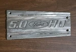 Ford Mustang 5.0L Ho Aluminum Intake Plaque Badge Emblem Oem. Fixed Price $71.24.