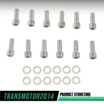Fit For Small Block 283 327 350 400 Chevy Intake Manifold Bolts Set Of 12 Usa. Fixed Price $12.05.