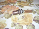1969-1973 Ford 351I Intake Manifold Stove Choke Heat Riser Tube. Fixed Price $100.00.