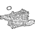 Genuine Mercedes-benz Oe Charge-air Distributor 256-090-53-00. Fixed Price $1093.90.