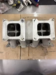 Weiand 5994 1916 351C 4V Tunnel Ram 2X4 Intake Dual Quad Manifold Ford Sbf Nhra. Fixed Price $1200.00.