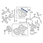 For Lincoln Mkz 2013-2020 1S7Z9439AA Engine Intake Manifold Gasket. Fixed Price $12.03.