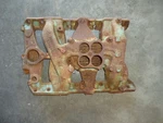Pontiac 389 421 V8 Intake Manifold # 9782896 Carter Base *B286*. Fixed Price $175.00.