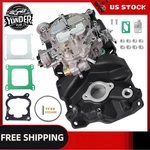 Barrel Carburetor For Chevrolet 305 350 Engine 1904R & Black Intake Manifold. Fixed Price $466.73.