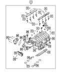 Genuine Mopar Intake Manifold 68585863AA. Fixed Price $1573.20.