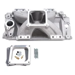 Edelbrock Intake Manifold 29165; Super Victor 10.200" Satin Aluminum For Bbc. Fixed Price $648.95.
