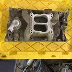 Gm Performance Sbc Intake Vortec Heads W/egr P/n 12486570 604 602 Crate Imca. Fixed Price $275.00.