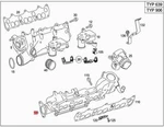 Genuine Mercedes Charge Air Distribution 6420906737. Fixed Price $655.10.