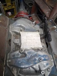 383 400 Barracuda Charger Edelbrock DP4B Intake.mopar.scarce. Fixed Price $300.00.