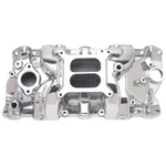 Edelbrock Intake Manifold 71011; Performer Rpm Polished Aluminum Chevy Sbc. Fixed Price $633.83.