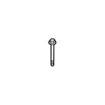 Mopar 06512317AA Air Cleaner Cover Screw Tapping Hex Flange Head For Dodge. Fixed Price $23.28.