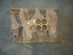 Pontiac 389 421 V8 Intake Manifold # 9782896 Carter Base *K15*. Fixed Price $175.00.