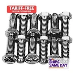 Trans-dapt 9265, Set Of 12 Chrome Steel Sb Chev Chrm Intake Bolt Performance Par. Fixed Price $38.19.