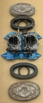 1959 Chrysler Desoto Dual Quad Intake Manifold Carter Carbs 2X4 Air Cleaners 413. Fixed Price $3464.99.