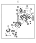 Genuine Mopar Intake Manifold 68605921AA. Fixed Price $686.00.