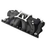 Black Aluminum Air Gap Single Plane Intake Manifold Sbf Ford V8 351W 5.8L. Fixed Price $148.00.