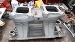 Aluminum Tunnel Ram Intake Sbc Edelbrock Dual Carb TR1Y 2840 Ihra Nhra Rat Rod. Fixed Price $550.00.
