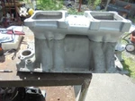 Aluminum Tunnel Ram Intake Bbc Weiand 1985 / Dominator Rat Rod K&n Wissota. Fixed Price $680.00.