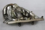 Ferrari 296 Gtb, Rh, Right, Outer Manifold Heat Shield, Used, P/n 747393. Fixed Price $300.00.