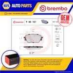 Brake Pads Set Fits Mercedes CLA180D C118, X118 1.5D Rear 2019 On Brembo Quality. Fixed Price $63.53.