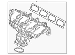 Genuine Mazda Intake Manifold PX9R-13-100B. Fixed Price $664.09.