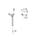 Genuine Mopar Hex Head Screw And Washer 68250384AA. Fixed Price $12.00.