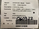 Intake Manifold 4-140 2.3L Lower Fits 92-94 Tempo 630598. Fixed Price $82.64.