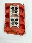 1966-1971 Mopar 426 Hemi Aluminum Intake Dual Quad 2X4 Street Manifold For Carbs. Fixed Price $960.29.