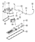 Genuine Mopar Intake Plenum Gasket 68011574AA. Fixed Price $24.26.
