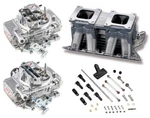 Weiand Tunnel Ram Intake KIT,2X4 450CFM CARBS,W/LINKAGE,351C,4V,FORD Small Block. Fixed Price $2099.99.