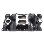 Edelbrock 26013 Performer Air-gap Black Intake Manifold 1955-86 Chevy Sbc. Fixed Price $530.95.