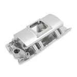Holley Sniper Intake Manifold 835161; Silver Fabricated Aluminum For Bbc. Fixed Price $677.92.