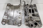 Amc V8 Edelbrock SP2P Aluminum Intake With Windage Tray 304 360 390 401. Fixed Price $429.99.