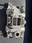 Edelbrock 3776 Performer Intake, Mopar 318-360, Dual Plane, 4150 0-5500RPM. Fixed Price $300.00.