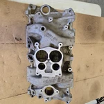 Gm Aluminum Intake Manifold Barrel Quadrajet Factory Pn 458520. Fixed Price $150.00.