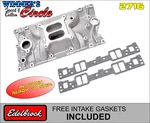 Edelbrock 2716 Performer Eps Intake Sb Chevy Vortec W/ Free Gaskets. Fixed Price $359.95.
