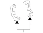 Genuine Honda Engine Intake Manifold Brace 17116-5A2-A00. Fixed Price $11.90.