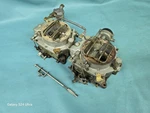 Original 57 58 Plymouth Fury Dual Quad X 4 Carter Wcfb Carburetors 2631S 2632S. Fixed Price $1575.00.