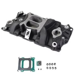 262-400 Spread Bor Front Intake Manifold For Small Block Chevy Sbc 1955-86 Black. Fixed Price $149.90.