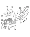 Genuine Mopar Intake Manifold Plenum Left 5143337AA. Fixed Price $318.76.