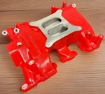 Blue Thunder 292, 312 Y-block Intake Manifold ECZ-9425-B *ford Red*. Fixed Price $832.00.