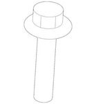 Genuine Ford Engine Intake Manifold Bolt -W500311-S437. Fixed Price $9.27.