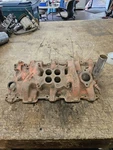 1957 Corvette 283 Sbc Wcfb Intake Manifold 3731398 Date J-18-6 Small Block Chevy. Fixed Price $95.00.