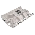 Satin Aluminum Dual Plane Intake Manifold Ford Fe 390 406 410 427 428. Fixed Price $218.88.
