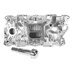 Edelbrock Performer Eps Polished Intake Manifold W/oil Fill Tube Chevy Sbc. Fixed Price $652.95.
