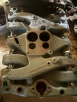 1971 1972 Oldsmobile Cutlass 442 410448 455 Intake Manifold 4BBL Cast Iron. Fixed Price $125.00.