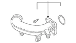 Genuine Audi Intake Pipe 0P2-129-609-S. Fixed Price $368.29.